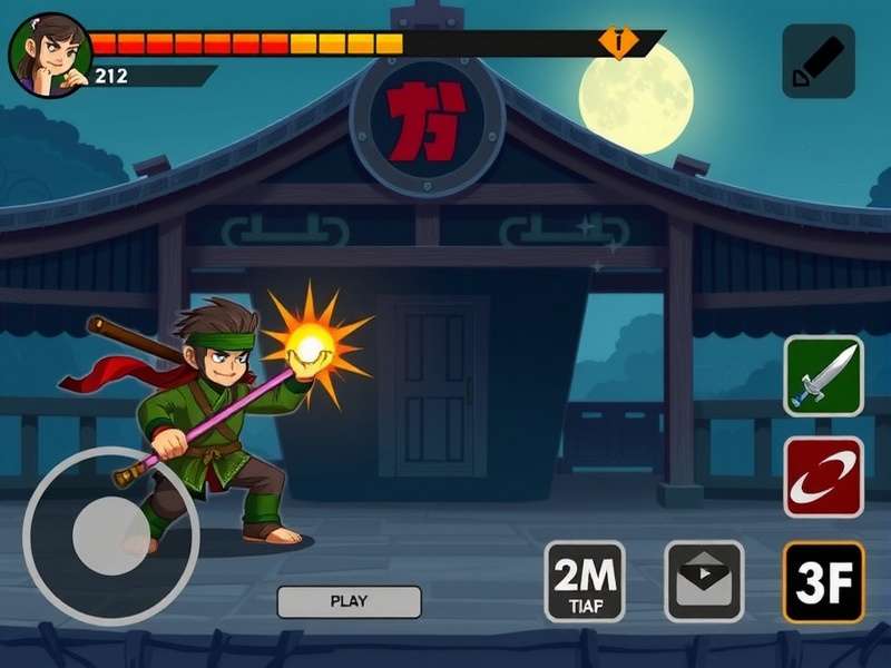 Ninja Adventure Combat Scene
